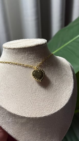 سلسال Dior ذهبي - لؤلؤة