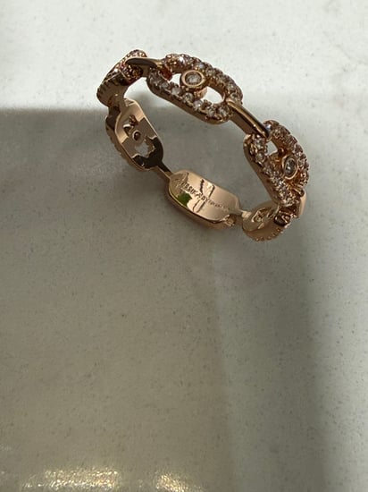 خاتم MESSIKA بلونين