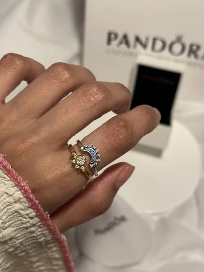خاتم باندورا PANDORA الشمس والقمر