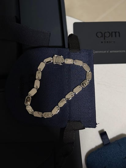 مجموعة أساور داينتي apm ( فضي -ذهبي - اخضر -روز قولد - ازرق )