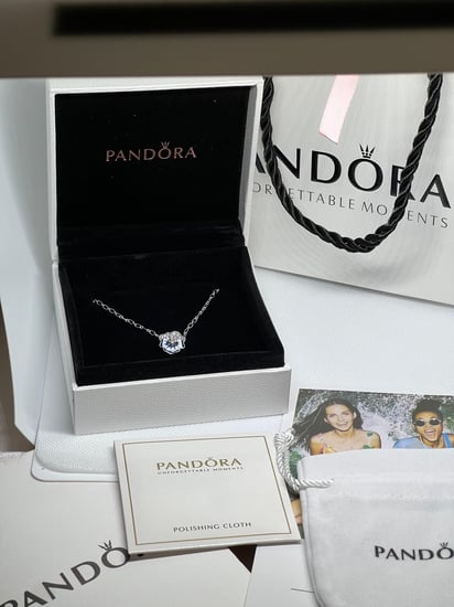 سلسال باندورا PANDORA زهرة  زرقاء