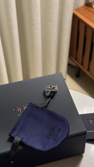 خاتم apm فضي حلقات