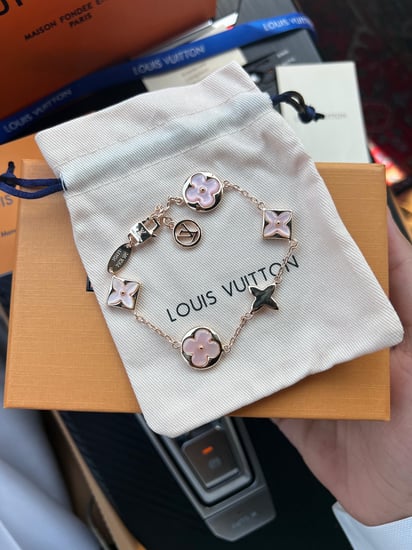 اسواره  LOUIS VUITTON ذهبي - وردي ماستر