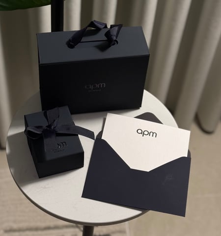 حلق مايلي مارين  apm ذهبي