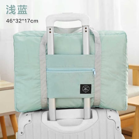 شنطة السفر (تركوازي - كحلي - عنابي - وردي) قطعة واحدة