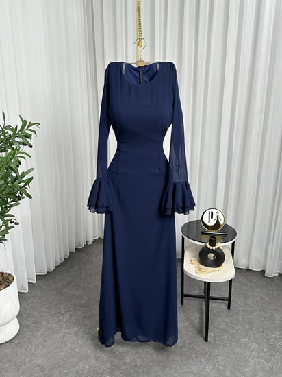 فستان 5065 فستان كحلي