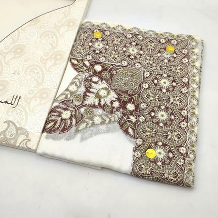 شال كشميري هندي اللمسه الملكية