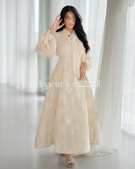 فستان لمعة السكري بتصميم أنيق