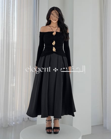 فستان نسائي مريح وعملي بخامة نضيفة وجيوب مخفية
