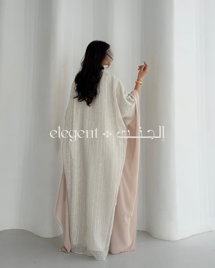 جلابية أنيقة للمناسبات بتصميم ربط داخلي من Elegent