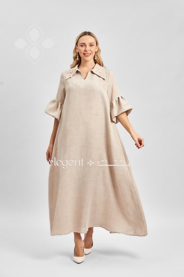 صورة جانبية لجلابية ناعمة القصة