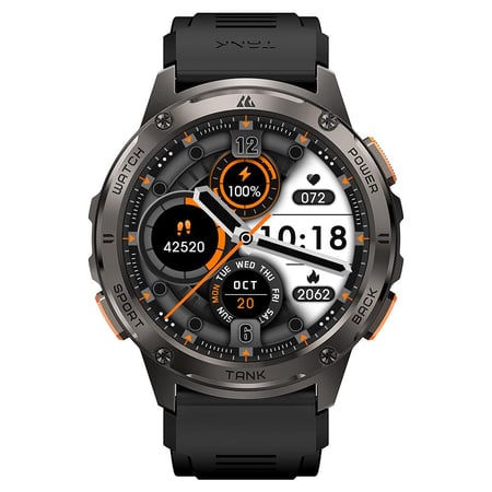 ساعة ذكية كوسبت تانك T3 - أسود
