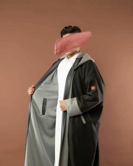 فروه رجالي جوخ دبل فيس وشال