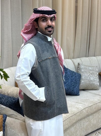 جديد سديري شتوي رصاصي - قماش شانيل وجوخ اصلي