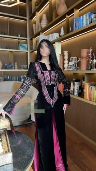 فستان عسيري  كمبيوتر +عفريته