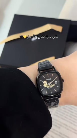 ساعه كاسيو نسائي شعار الاتحاد
