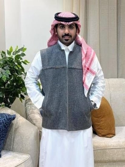 جديد سديري شتوي رصاصي - قماش شانيل وجوخ اصلي