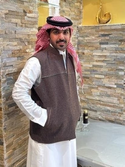 جديد سديري شتوي بني غامق - قماش شانيل وجوخ اصلي