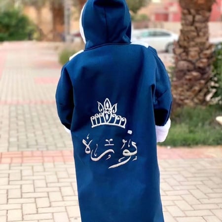 فروه شتوي  بناتي نسائي  اسود بلاسم