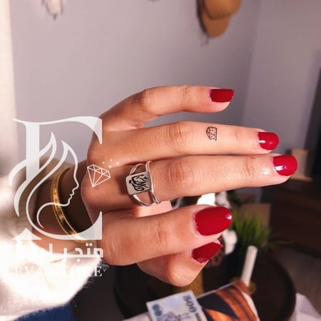 خاتم نسائي بلاسم