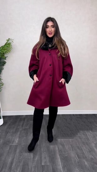 شال شتوي اسكارف متجر فنون اسكارفات ازياء شتوية ملابس الشتاء فروه الهبه