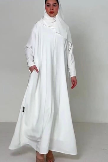 عبايه الحج والعمره اكمام سحاب