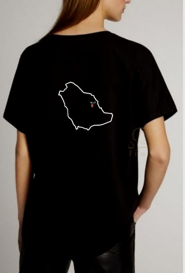 تيشرت اليوم الوطني تيشرتات التأسيس   تيشرت تطريز  متجر فنون ترند ملابس