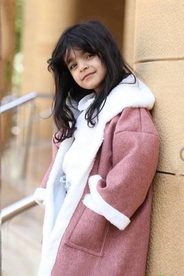 فروة شتوية بتطريز الاسم حسب الطلب