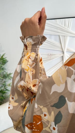 شرشف صلاة مشجر بني فاتح