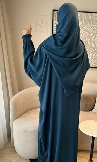 شرشف صلاة- ازرق غامق