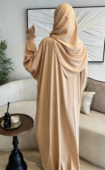 شرشف صلاة منقط  بيج