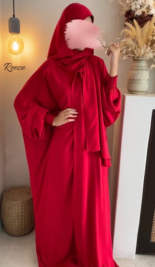 شرشف صلاة - سادة احمر