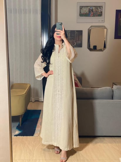 جلابيه بخام الخيش مبطن