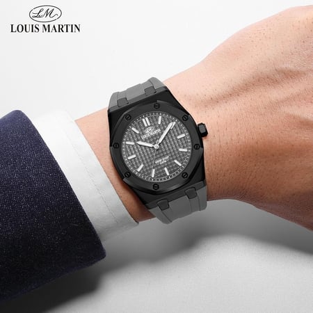 ساعة سير ربل رسمية رياضية فاخرة رجالي من لويس مارتن