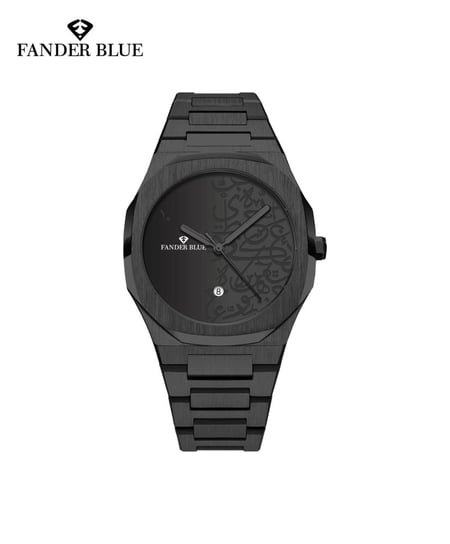 ساعة رسمية محرك ياباني ميناء مزخرف  رجالي من فاندربلو