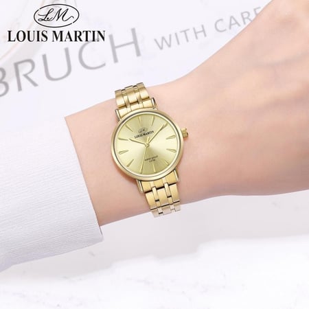 ساعة رسمية دائرية  نسائية من لويس مارتن