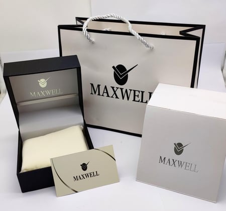 ساعةمربعة  رسمية فاخرة  نسائي من ماكسويل