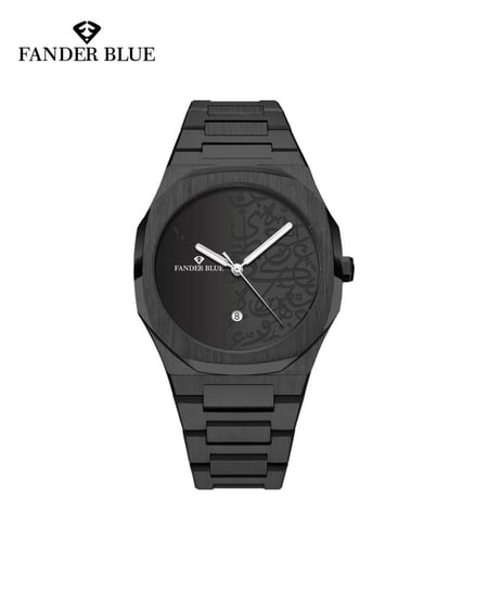 ساعة رسمية محرك ياباني ميناء مزخرف  رجالي من فاندربلو