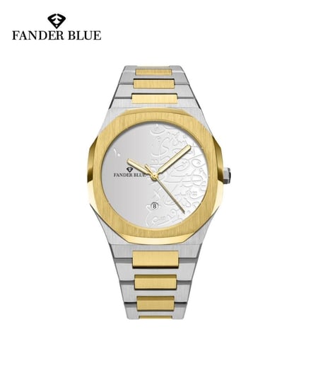 ساعة رسمية محرك ياباني ميناء مزخرف  رجالي من فاندربلو