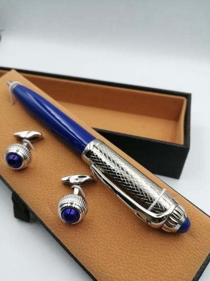 طقم قلم وكبك فاخر رجالي