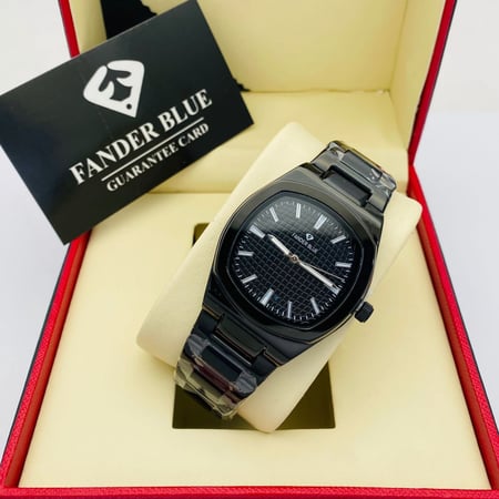 ساعة مربعة فاخرة  رجالي من FANDER BLUE