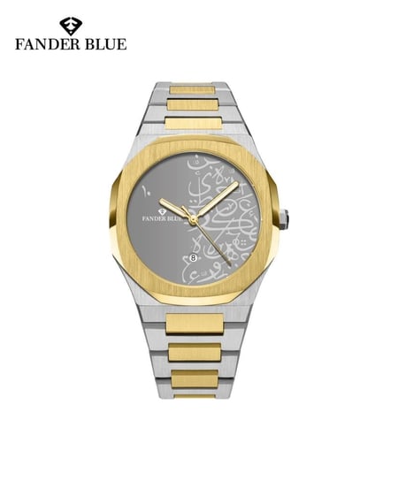 ساعة رسمية محرك ياباني ميناء مزخرف  رجالي من فاندربلو