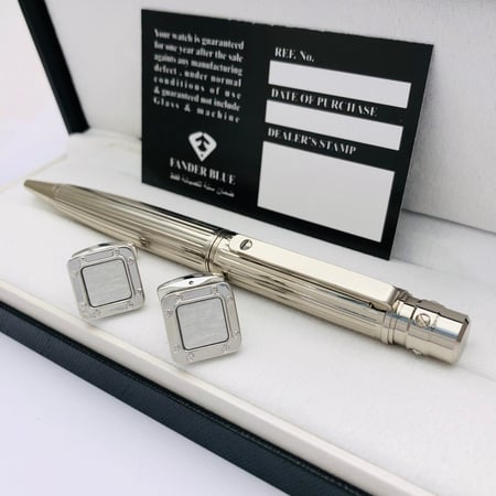 طقم قلم وكبك فاخر رجالي