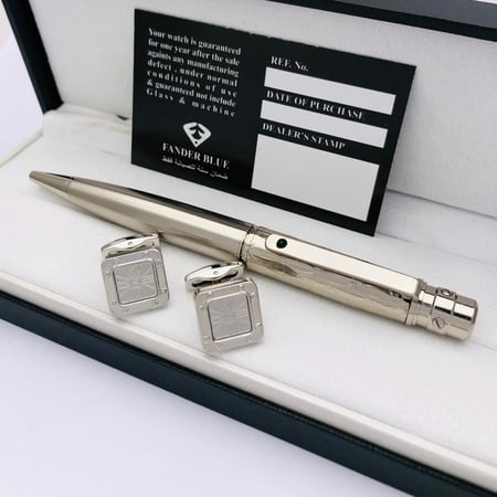 طقم قلم وكبك فاخر رجالي