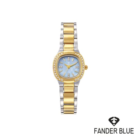 ساعة رسمية فاخرة  ذهبي فضي من فاندربلو