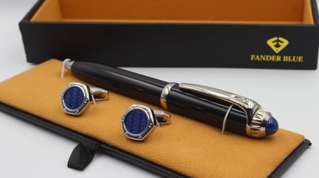 طقم قلم وكبك