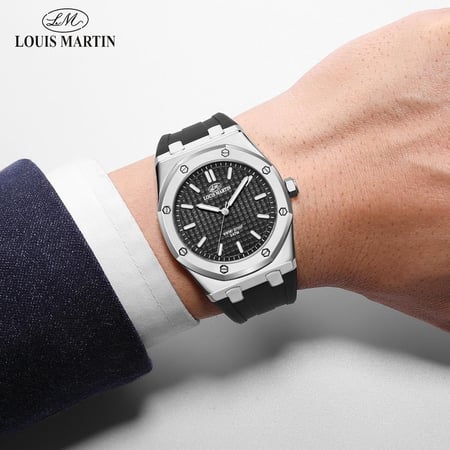 ساعة سير ربل رسمية رياضية فاخرة رجالي من لويس مارتن