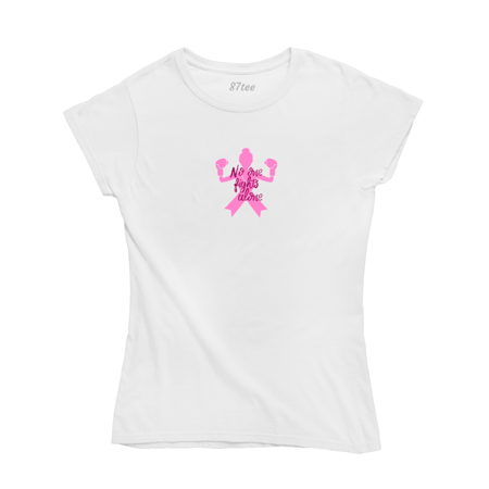 تيشيرت يوم المرأة , لا احد يقاتل وحيداً - 1143