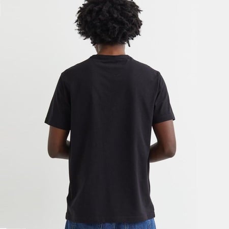 عدد 5 تيشيرت سادة قطن نص كم رقبة دائرية