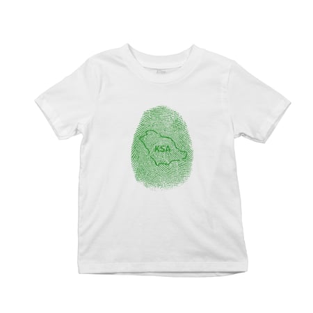 تيشيرت سعودي بصمة بخريطة السعودية- 1310